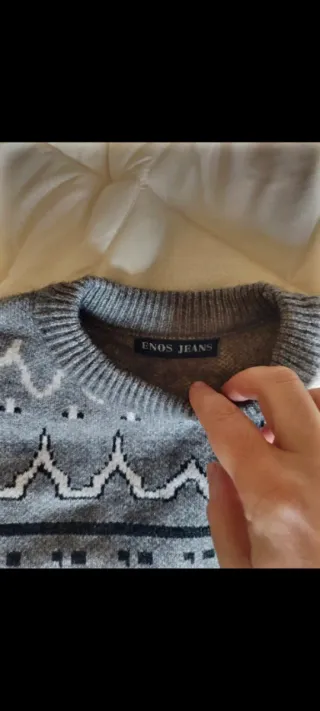 Maglione Enos Jeans Uomo Tg S