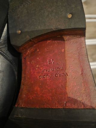 Scarpe Soldini Nere Uomo