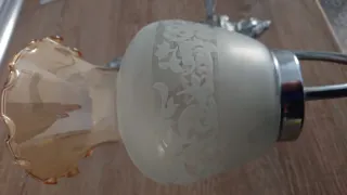 Apliques de pared color plata y cristal