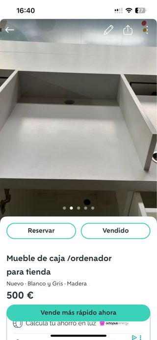 Mueble caja / ordenador tienda