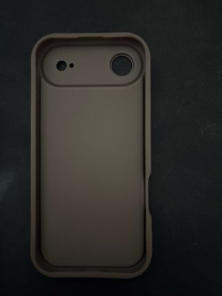 Funda iPhone 17 AIR floral marrón