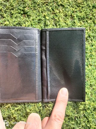 Cartera de piel GABRI negra