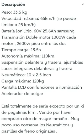 Patinete Eléctrico INOKIM OX ECO