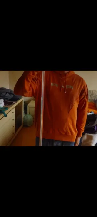 Felpa Nike Air Uomo Tg M Arancione