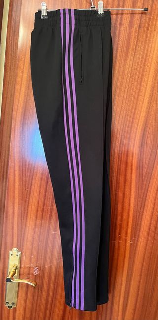 Pantalón Adidas Mujer Negro y Morado