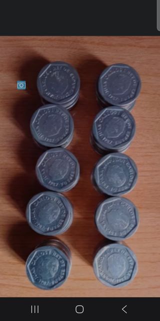 10 monedas de 200 pesetas Juan Carlos 1987