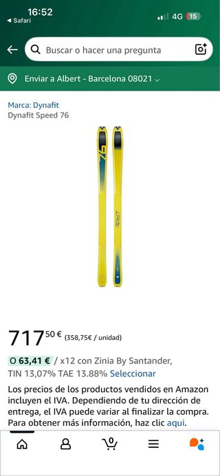 Esquís y Botas de Montaña