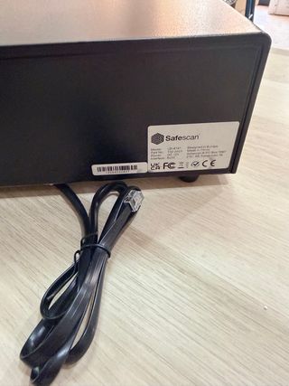 Caja Registradora Negra con Llave