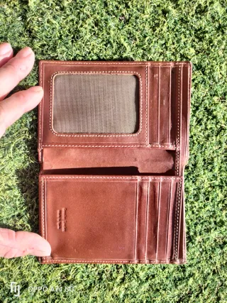 Cartera de piel The Craftsman marrón