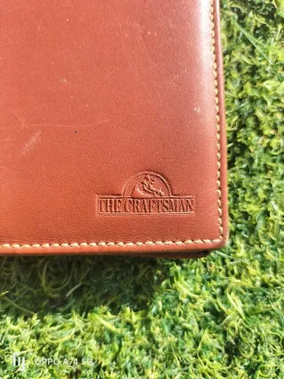 Cartera de piel The Craftsman marrón