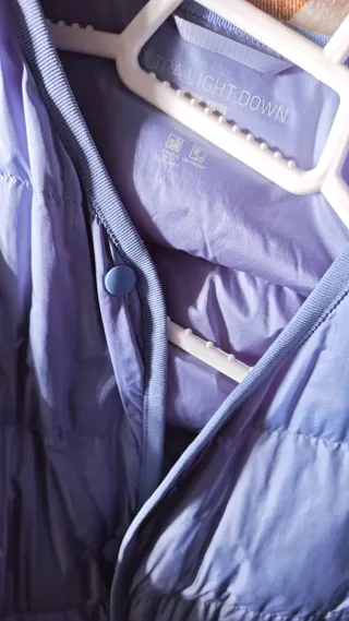 Chaqueta Uniqlo Ultra Light Down Azul Corta