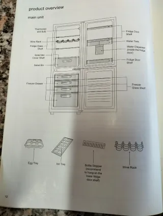 Frigorífico Kenwood con dispensador de agua
