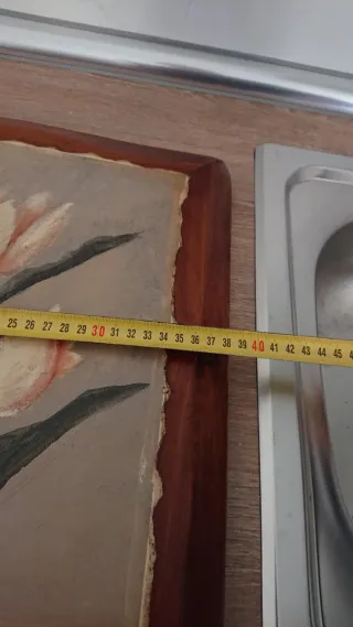 Cuadros de tulipanes en madera