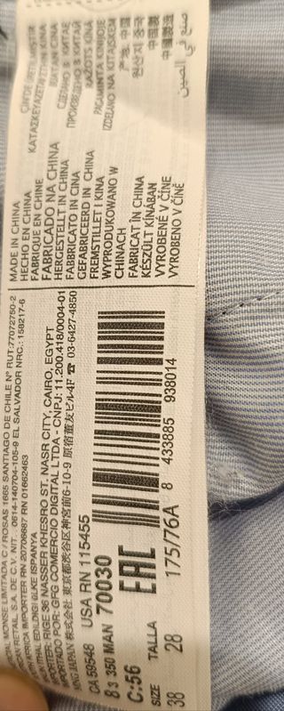 Traje Slim Fit Mango Negro Talla M