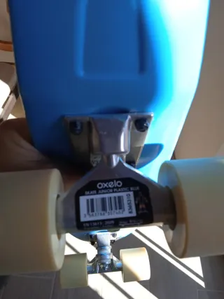 Monopatín skate azul Decathlon