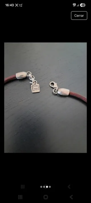 Collar Uno para mi Cuero y Plata