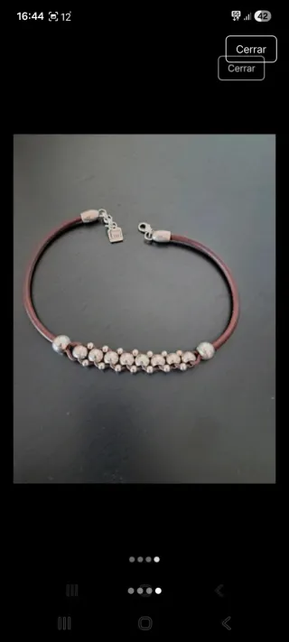 Collar Uno para mi Cuero y Plata