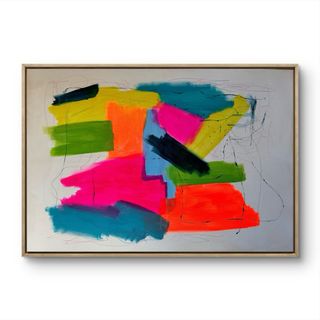 Cuadro GRANDE abstracto pintado a mano