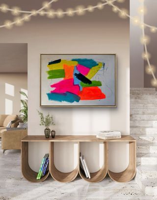 Cuadro GRANDE abstracto pintado a mano