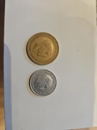 2 Monedas Pesetas Franco 1959-1966