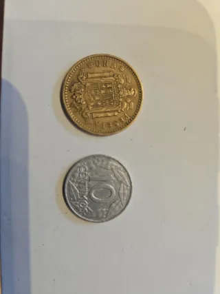 2 Monedas Pesetas Franco 1959-1966