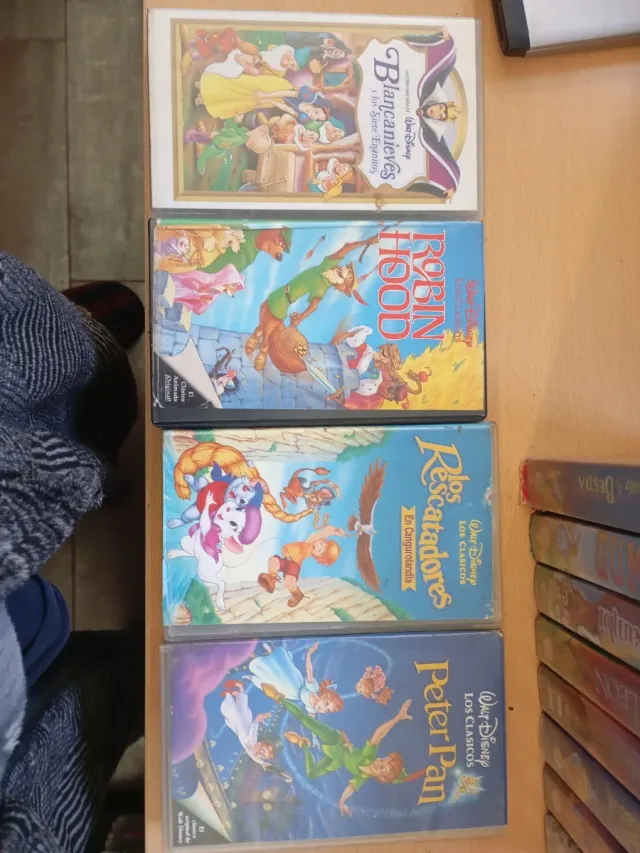 Lote de 16 Películas VHS Disney Clásicos Español