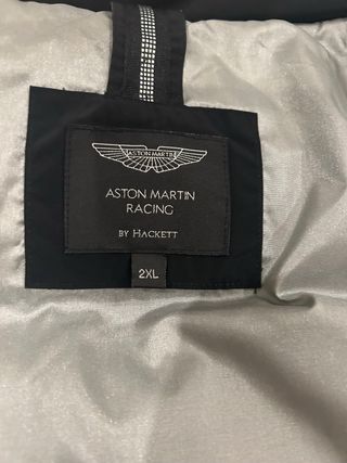 Chaleco Aston Martin Negro Invierno