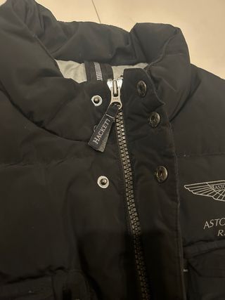 Chaleco Aston Martin Negro Invierno
