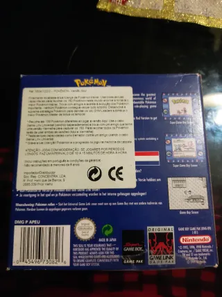 Pokémon Blue Version Game Boy Completo