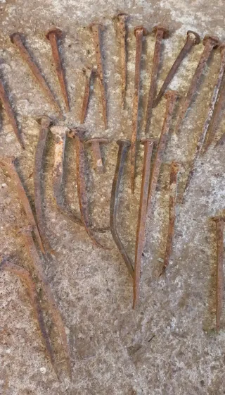 Chiodi antichi in ferro