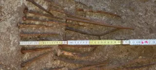 Chiodi antichi in ferro