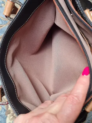 Bolso Piel El Potro. Negro y Marrón