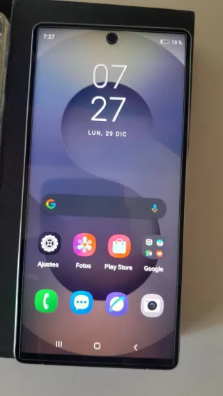 Teléfono Plata/Blanco