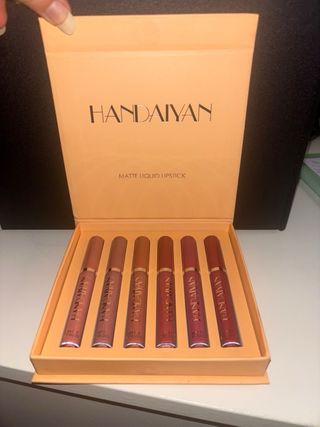 Set pintalabios líquidos mate Handaiyan