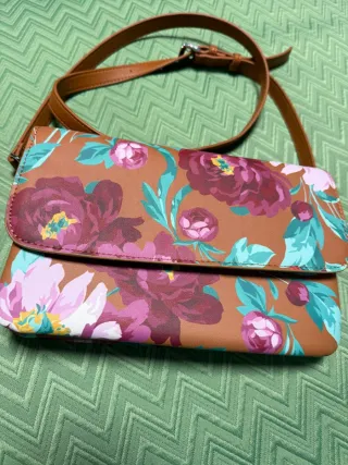 Borsa tracolla Carpisa floreale elegante