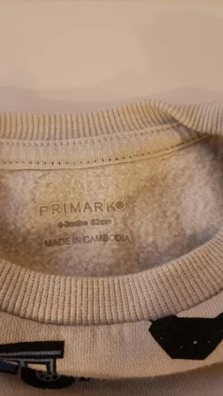 Completo Primark 0-3 mesi felpato