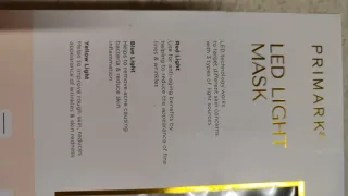 Mascarilla LED Primark