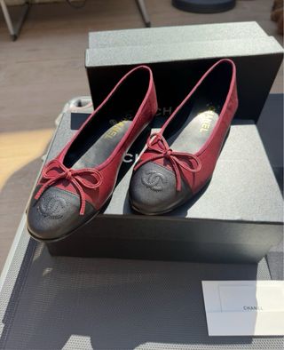 Bailarinas Chanel Burdeos Talla 39