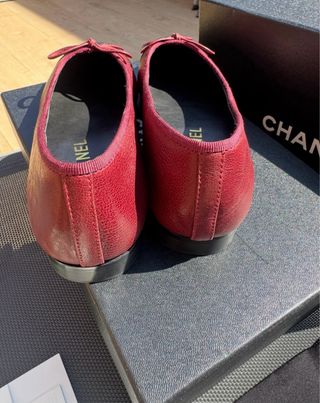 Bailarinas Chanel Burdeos Talla 39