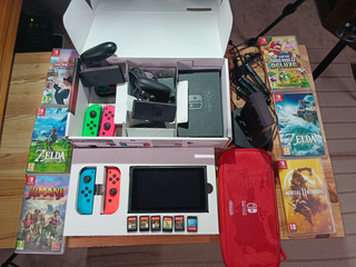 Nintendo Switch Mega Pack, 26 juegos + 2 Gamepad