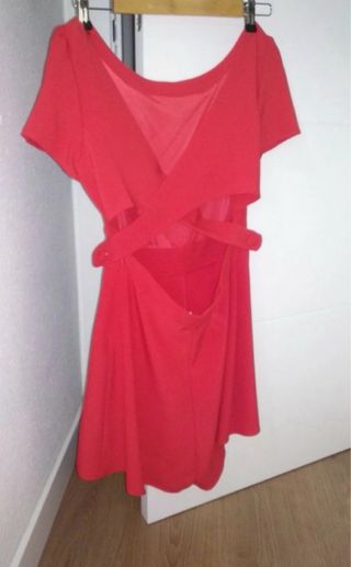 Mono rojo manga corta