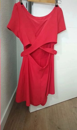 Mono rojo manga corta