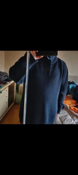 Maglione Tommy Hilfiger Uomo Blu Tg XXL