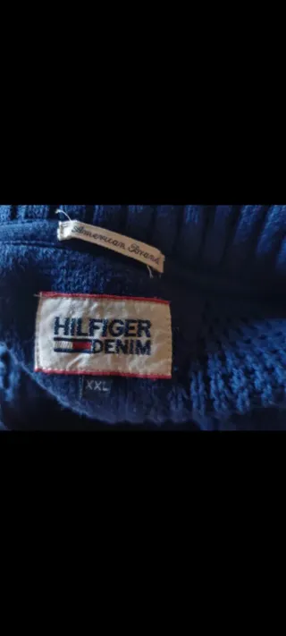 Maglione Tommy Hilfiger Uomo Blu Tg XXL