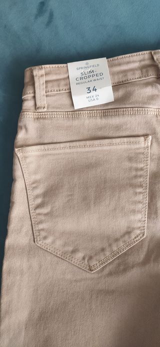 (NUEVO CON ETIQUETA) PANTALÓN RECTO