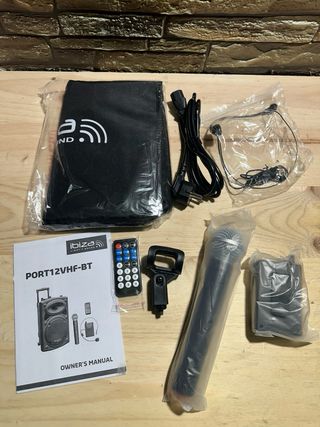 Altavoz Portátil Ibiza PORT12VHF-BT 700W