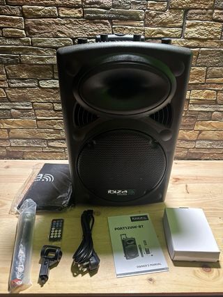 Altavoz Portátil Ibiza PORT12VHF-BT 700W