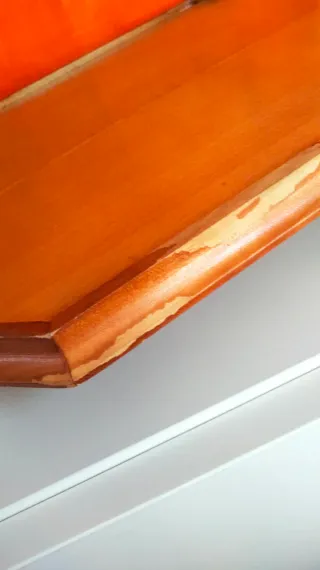 Vassoio in legno Intarsio vintage