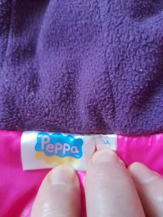 Giubbino Peppa Pig bambina 3 anni