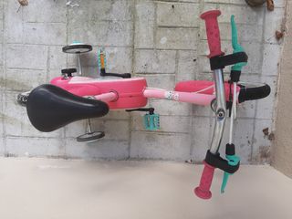 Bicicleta infantil 16 rosa unicornio